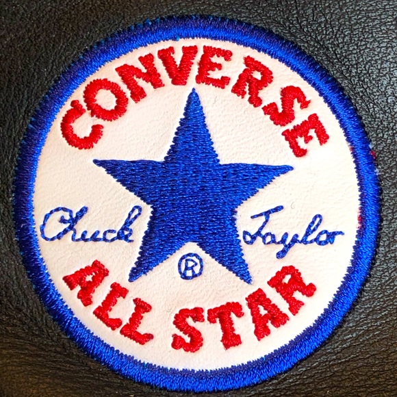 NIB CONVERSE s4.5m/6.5w blk leather Chuck Taylor high tops. A Classic! - Picture 7 of 9